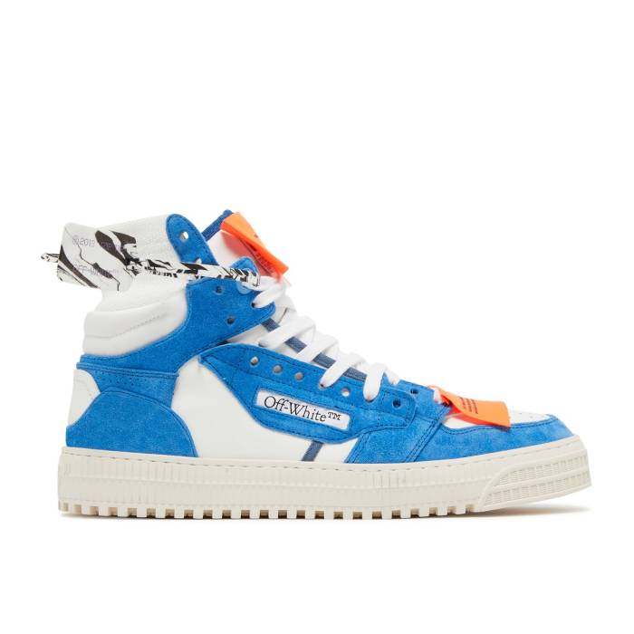 オフホワイト Off-White 【 Off-Court 3.0 High White Blue Men White/Blue 】 ハイ メンズ 白色 ホワイト 青色 ブルー