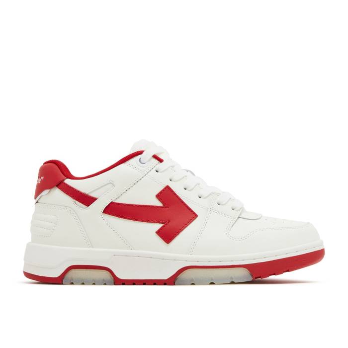 オフホワイト Off-White 【 Out Of Office Low White Red Men White/Red 】 メンズ 白色 ホワイト Red 赤・レッド