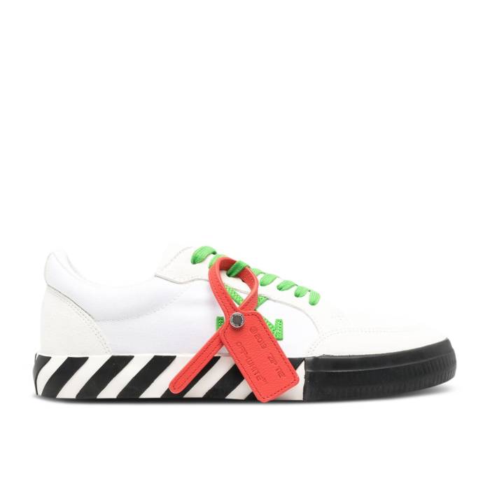 象牙色 Off-White 【 Vulc Sneaker \u0027White Lime Green\u0027 Men White/Green 】 靴 スニーカー 菩提樹 メンズ 白いこと 白いこと green 緑・緑であること