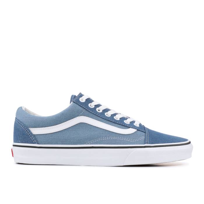 ヴァンズ Vans 【 Old Skool \u0027Denim 2-Tone\u0027 Men Blue/True White 】 メンズ 青味 青み 白いこと 白いこと