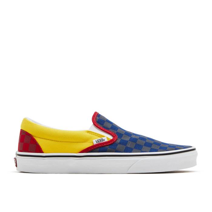 ヴァンズ Vans 【 Slip-On Otw Rally Men Navy/Yellow/Red 】 slip-on スリッポン メンズ 紺色 ネイビー yellow 黄色・イエロー Red 赤・レッド