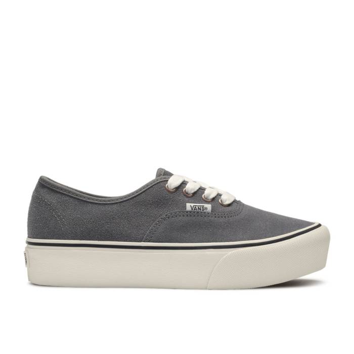 ヴァンズ Vans 【 Vintage Lace Authentic Platform 2.0 \u0027Grey\u0027 Men Grey/True White 】 vintage ビンテージ・ヴィンテージ オーセンティック メンズ 薄墨色 薄墨色 白いこと 白いこと