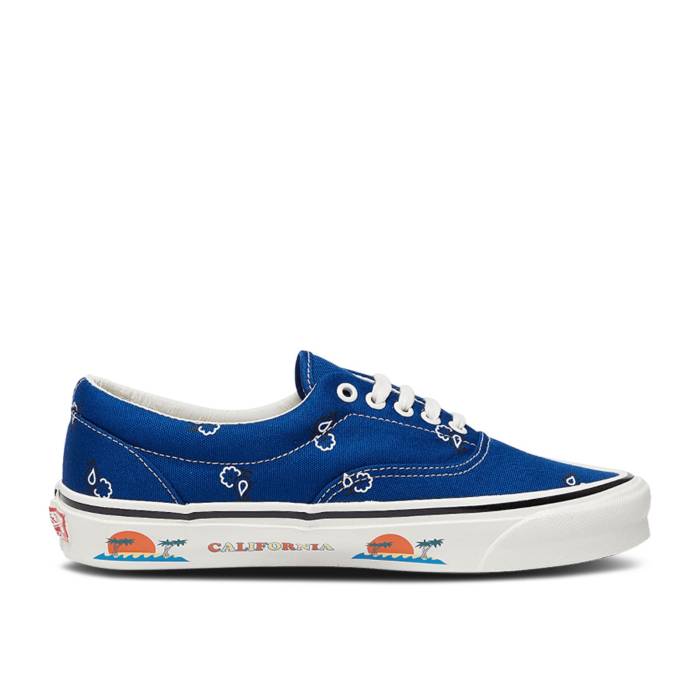 ヴァンズ Vans 【 Og Era Lx \u0027Paisley - True Blue\u0027 Men True Blue/White 】 メンズ 青み 青色 白いこと 白いこと