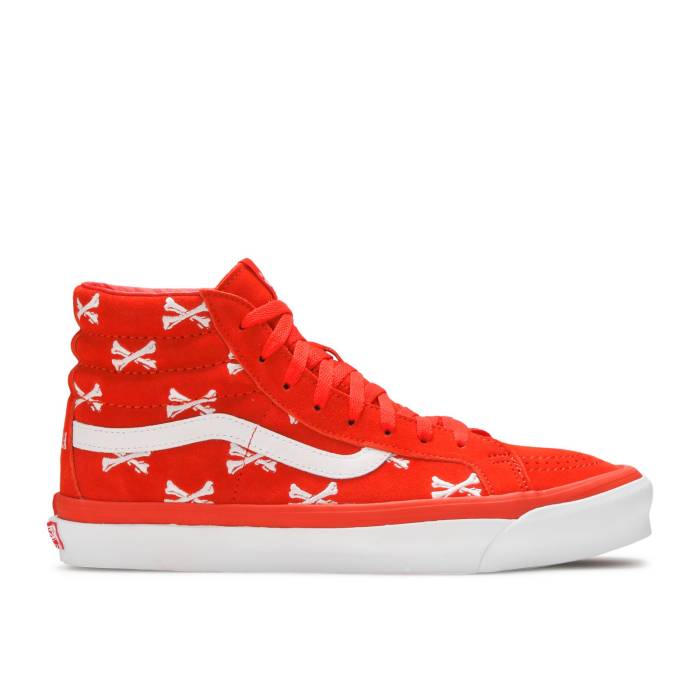 ヴァンズ Vans 【 Wtaps X Og Sk8-Hi Lx \u0027Orange\u0027 Men Bones/Orange/White 】 ダブルタップス 滑るご機嫌 メンズ orange 橙・オレンジ色 白いこと 白いこと スニーカー-靴-メンズ靴