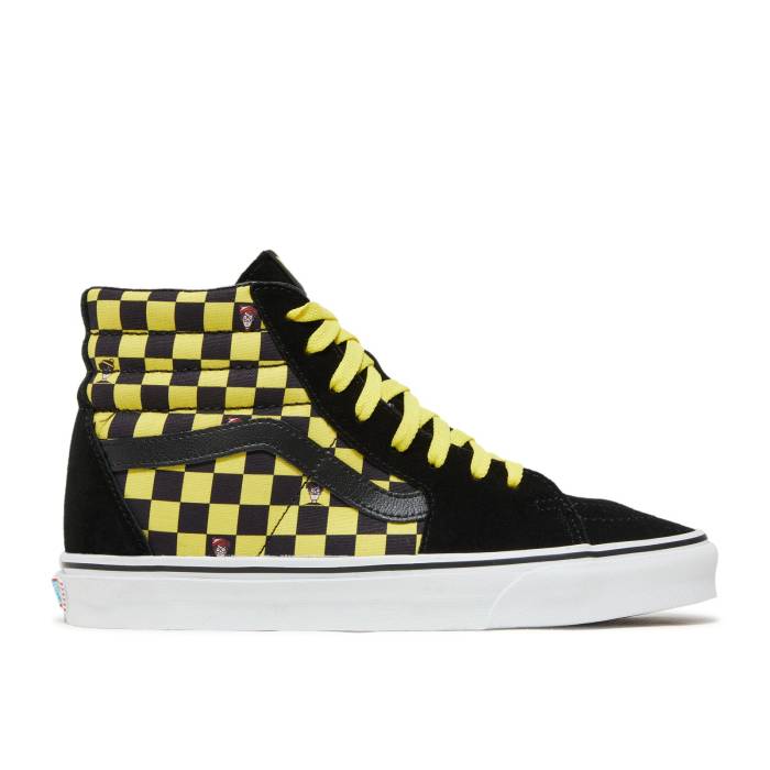 ヴァンズ Vans 【 Where Waldo? X Sk8-Hi Odlaw Men Black/Vibrant Yellow/True White 】 スケートハイ メンズ 黒色 ブラック yellow 黄色・イエロー 白色 ホワイト