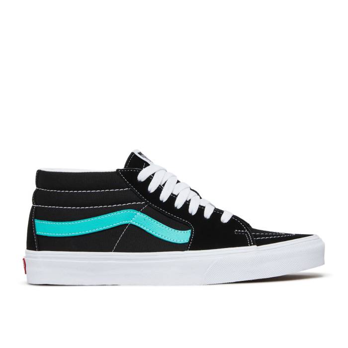 ヴァンズ Vans 【 Sk8-Mid \u0027Classic Sport\u0027 Men Black/Waterfall 】 メンズ 黒いこと 黒いこと
