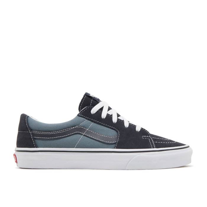 ヴァンズ Vans 【 Sk8-Low \u00272-Tone - Navy Blue\u0027 Men Navy/Blue 】 紺色 米国海軍 メンズ 紺色 米国海軍 青味 青み