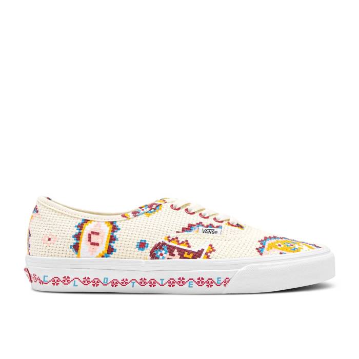 ヴァンズ Vans 【 Clottee X Authentic Pixelated Universe - Marshmallow Men Marshmallow/True White 】 オーセンティック Universe ユニバース メンズ 白色 ホワイト