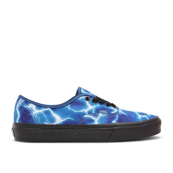 ヴァンズ Vans 【 Authentic \u0027Lightning\u0027 Men Black/Blue 】 オーセンティック メンズ 黒いこと 黒いこと 青み 青色
