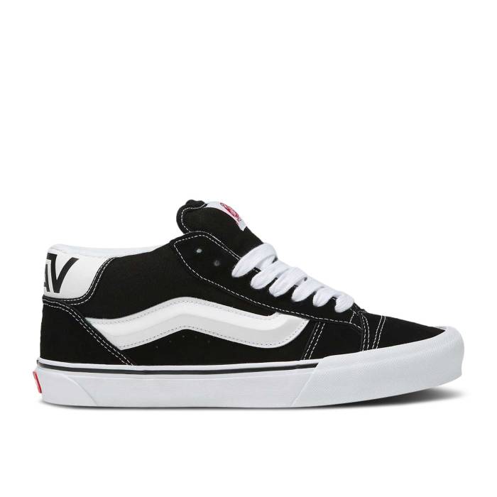 ヴァンズ Vans 【 Knu Mid \u0027Black White\u0027 Men Black/True White 】 ミッド メンズ 黒いこと 黒いこと 白いこと 白いこと