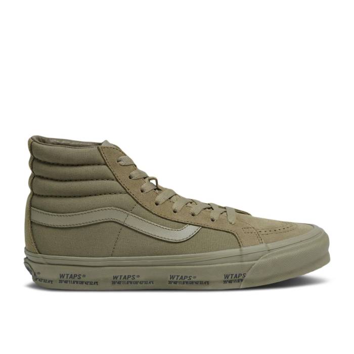 ヴァンズ Vans 【 Wtaps X Og Sk8-Hi Lx 'Olive Drab' Men Olive Drab/Black 】 ダブルタップス スケートハイ メンズ olive オリーブ 黒色 ブラック｜スニケス