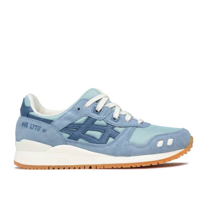 アシックス Asics 【 Gel Lyte 3 Og \u0027Monozukuri Pack - Smoke Blue\u0027 Men Smoke Blue/Grand Shark 】 メンズ 青味 青み 地びた シャーク