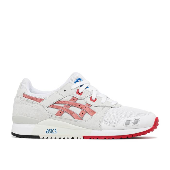 アシックス Asics 【 Kith X Gel Lyte 3 Og \u0027Tokyo Trio Pack - Yoshino Rose\u0027 Men White/Dusty Steppe 】 メンズ 白いこと 白いこと