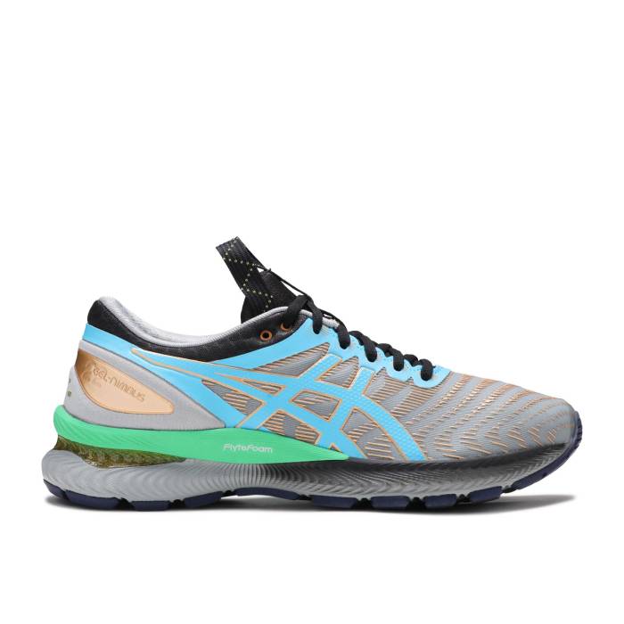 アシックス Asics 【 Kiko Kostadinov X Wmns Fn1-S Gel Nimbus 22 'Stone Grey Blue' Women Stone Grey/Pure Gold 】 灰色 グレー レディース 灰色 グレー ピュア ゴールド