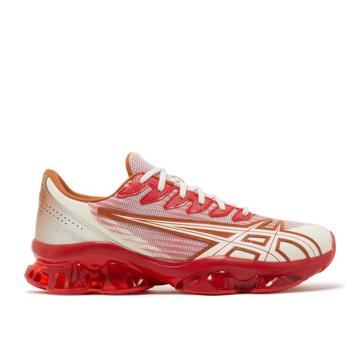 アシックス Asics 【 Kiko Kostadinov X Gel Quantum Levitrack 'Candy Apple Red' Men Candy Apple Red/Cloud Dancer 】 靴 メンズ靴 スニーカー メンズ Red 赤・レッド画像