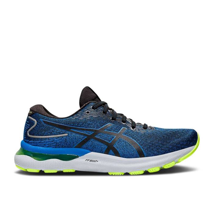 アシックス Asics 【 Gel Nimbus 24 \u0027Lake Drive\u0027 Men Black/Lake Drive 】 メンズ 黒いこと 黒いこと