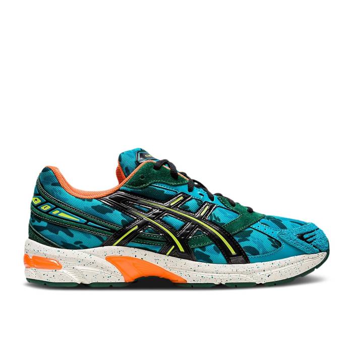 アシックス Asics 【 Gel 1130 \u0027Lagoon Camo\u0027 Men Lagoon/Black 】 メンズ 黒いこと 黒いこと 靴-スニーカー
