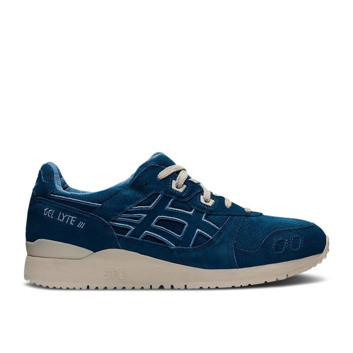 アシックス Asics 【 Gel Lyte 3 Og 'Light Indigo' Men Light Indigo/Smoke Grey 】 メンズ 藍色・インディゴ 灰色 グレー
