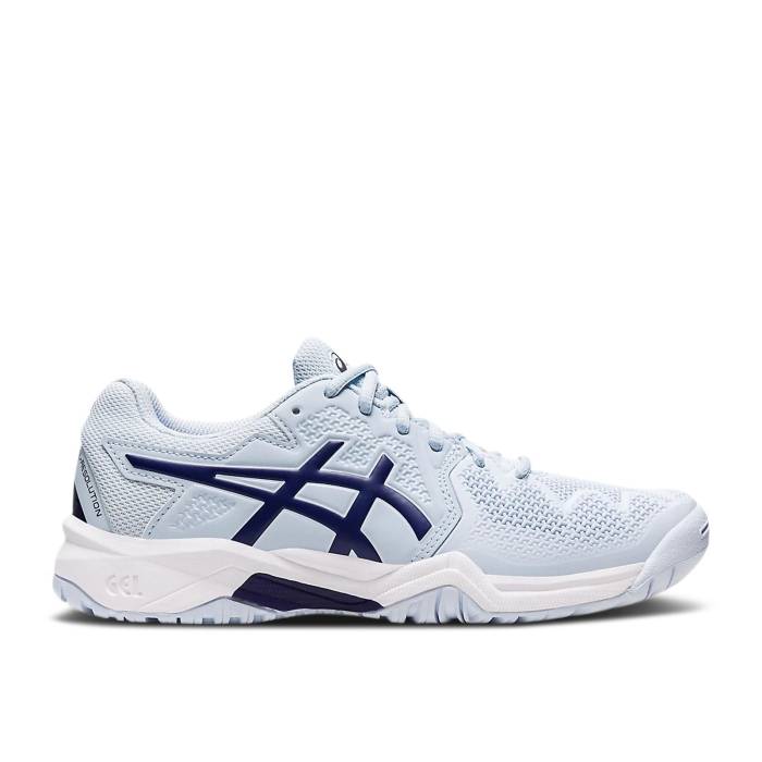 アシックス Asics 【 Gel Resolution 8 Gs 'Soft Sky Dive Blue' Youth Soft Sky/Dive Blue 】 スカイ キッズ ベビー マタニティ キッズファッション 靴 スニーカー ジュニア キッズ スカイ 青色 ブルー画像