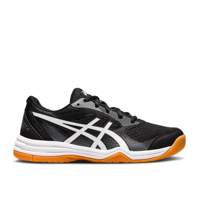 アシックス Asics 【 Upcourt 5 Gs 'Black White' Youth Black/White 】 ジュニア キッズ 黒色 ブラック 白色 ホワイト｜スニケス