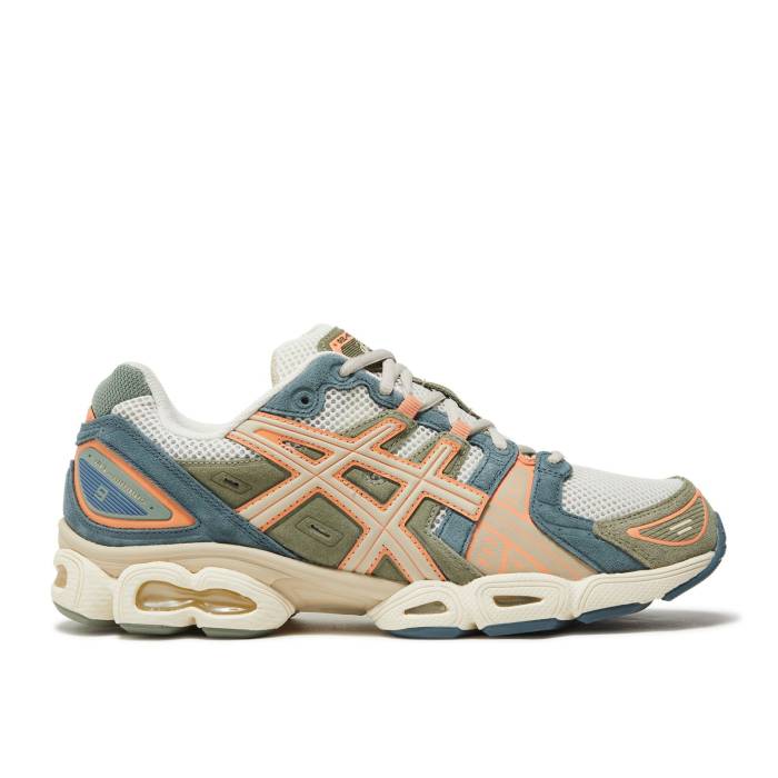 アシックス Asics 【 Gel Nimbus 9 \u0027Cream Feather Grey\u0027 Men Cream/Feather Grey 】 メンズ 皮膚軟化剤 薄墨色 薄墨色 スニーカー-メンズ靴-靴