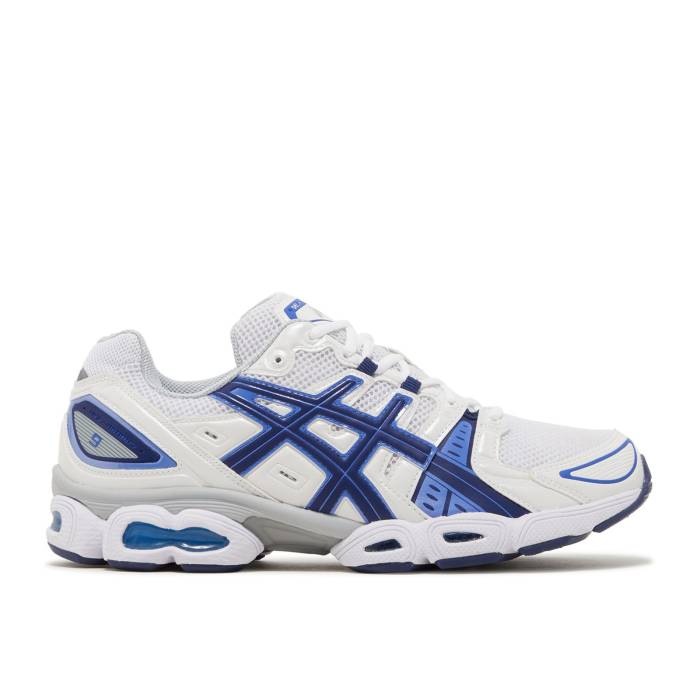 アシックス Asics 【 Gel Nimbus 9 White Indigo Blue Men White/Indigo Blue 】 藍色・インディゴ メンズ 白色 ホワイト 藍色・インディゴ 青色 ブルー