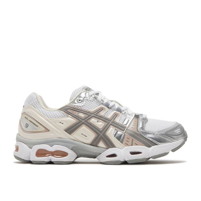 アシックス Asics 【 Wmns Gel Nimbus 9 \u0027White Oatmeal\u0027 Women White/Oatmeal 】 レディース 白いこと 白いこと
