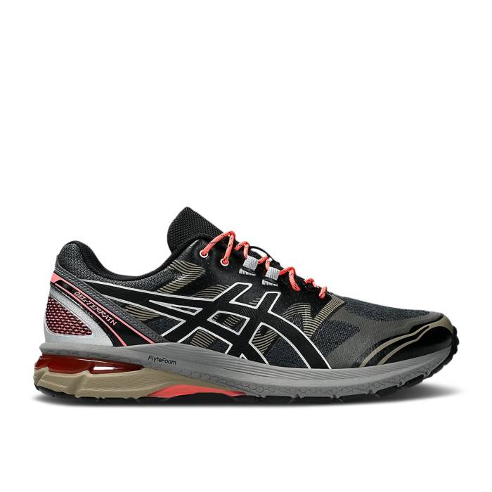 アシックス Asics 【 Gel Terrain 'Future Collide' Men Graphite Grey/Black 】 メンズ 灰色 グレー 黒色 ブラック|スニケス