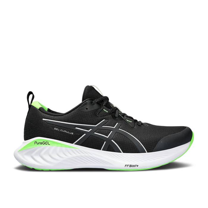 アシックス Asics 【 Gel Cumulus 25 Lite-Show \u0027Black Pure Silver\u0027 Men Black/Pure Silver 】 純然たる メンズ 黒いこと 黒いこと 純然たる Silver しろがね色・しろがね色
