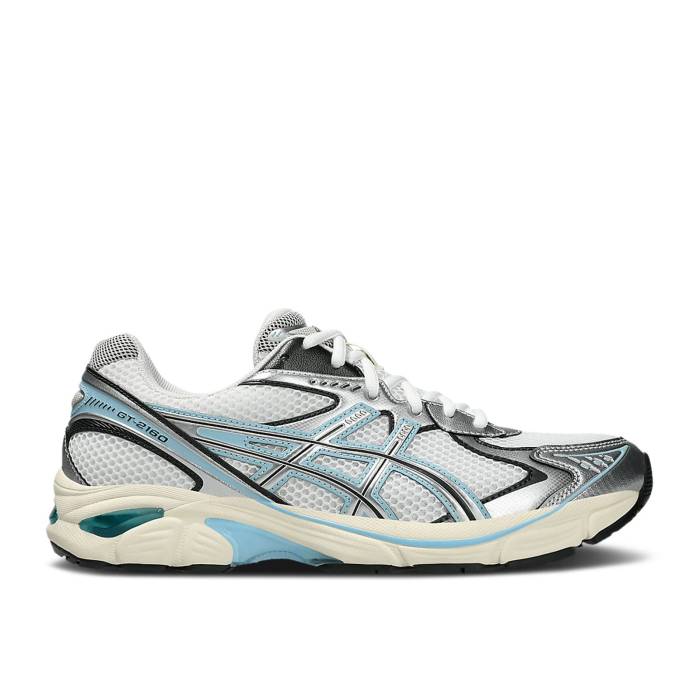 アシックス Asics 【 Gt 2160 White Light Blue Men White/Pure Silver 】 メンズ 白色 ホワイト ピュア Silver 銀色・シルバー