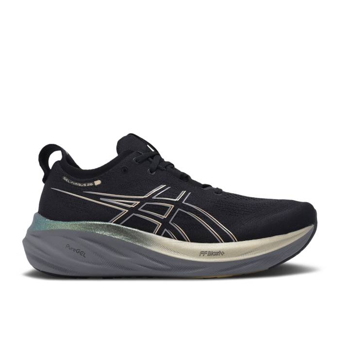 アシックス Asics 【 Gel Nimbus 26 Platinum 'Black Champagne' Men Black/Champagne 】 Platinum プラチナム メンズ 黒色 ブラック