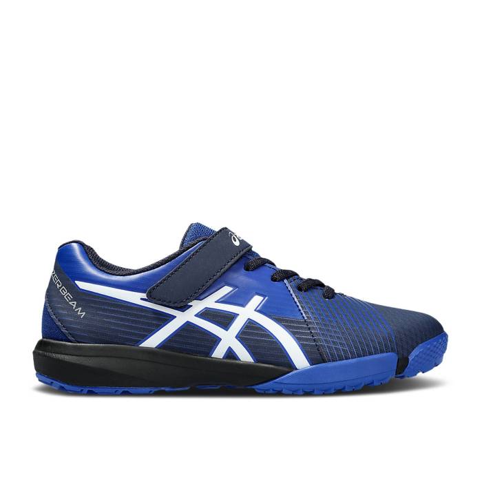アシックス Asics 【 Lazerbeam Fi-Mg ガウス \u0027Navy Blue White\u0027 Youth Navy Blue/White 】 青味 青み 御坊っちゃん キッズ 紺色 米国海軍 青味 青み 白いこと 白いこと