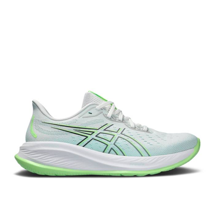 アシックス Asics 【 Gel Cumulus 26 \u0027Green Sheet Rock\u0027 Men White/Sheet Rock 】 メンズ 白いこと 白いこと