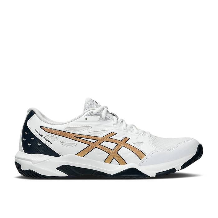 アシックス Asics 【 Gel Rocket 11 'White Pure Gold' Men White/Pure Gold 】 ピュア メンズ 白色 ホワイト ピュア ゴールド