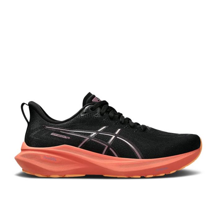 アシックス Asics 【 Wmns Gt 2000 13 Black Dark Aubergine Women Black/Dark Aubergine 】 13 サーティーン レディース 黒色 ブラック