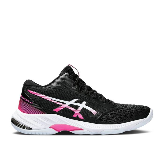 アシックス Asics 【 Wmns Netburner Ballistic Ff Mt 3 \u0027Black Hot Pink\u0027 Women Black/Hot Pink 】 レディース 黒いこと 黒いこと pink サクラ色