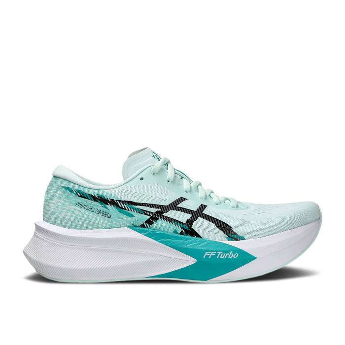 アシックス Asics 【 Wmns Magic Speed 4 \u0027Soothing Sea Black\u0027 Women Soothing Sea/Black 】 神通力 Speed す早さ レディース 黒いこと 黒いこと