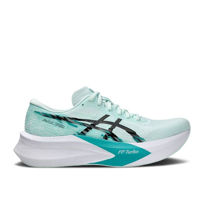 アシックス Asics 【 Magic Speed 4 \u0027Soothing Sea Black\u0027 Men Soothing Sea/Black 】 神通力 Speed す早さ メンズ 黒いこと 黒いこと