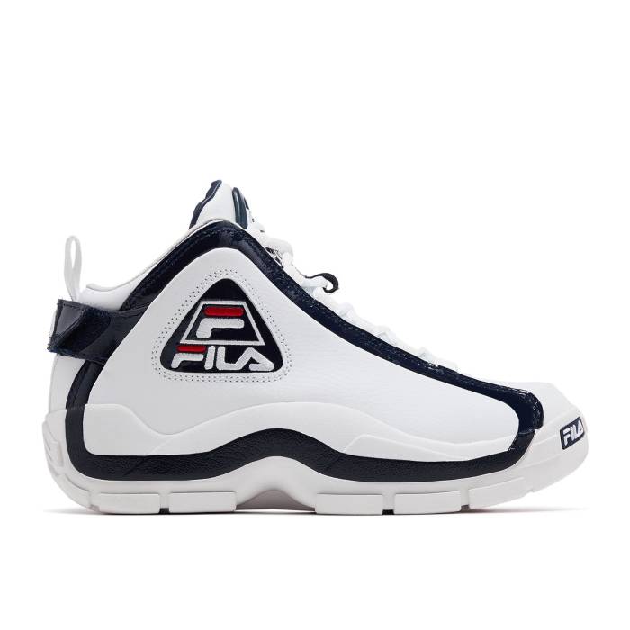 フィラ Fila 【 96 \u0027Grant Hill\u0027 2019 Men White/Navy/Red 】 メンズ 白いこと 白いこと 紺色 米国海軍 Red 赤・赤いこと