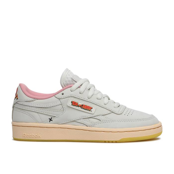 リーボック Reebok 【 Tom & Jerry X Club C 'Tom' Men Chalk/Chalk/Quiet Pink 】 クラブ メンズ pink ピンク|スニケス