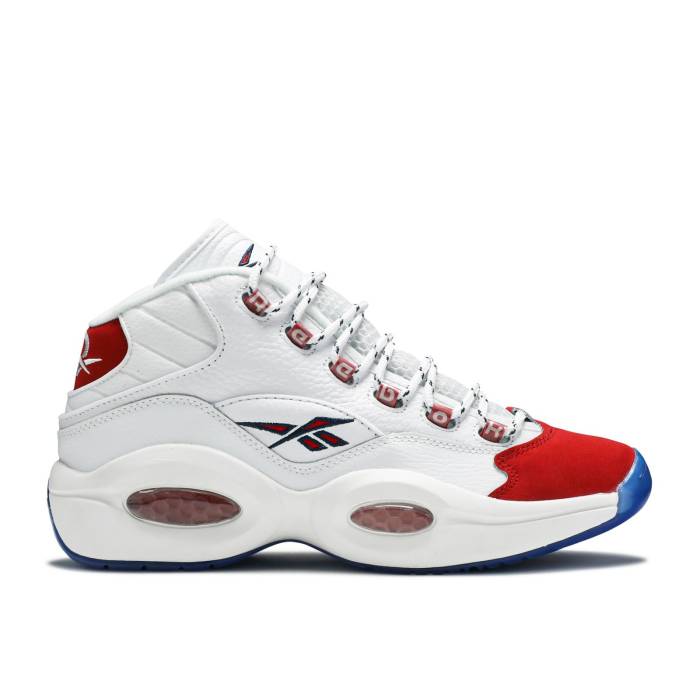 リーボック Reebok 【 Question Mid Og \u0027Red Toe\u0027 2020 Men Footwear White/Footwear White/Power Red 】 Question 問い合わせ ミッド メンズ 白いこと 白いこと Power 力強さ Red 赤・赤いこと