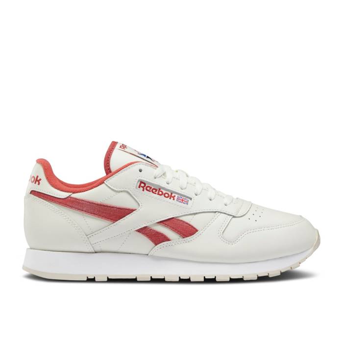 リーボック Reebok 【 Classic Leather 'Chalk Mars Red' Men Chalk/Mars Red/Stucco 】 クラシック レザー 靴 メンズ靴 スニーカー メンズ Red 赤・レッド画像