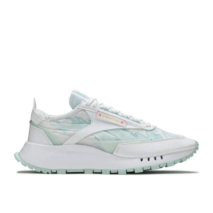 リーボック Reebok 【 Hot Ones X Classic Leather Legacy The Thirst Quencher Men White/Chalk Blue/Neon Cherry 】 クラシック レザー legacy レガシー メンズ 白色 ホワイト 青色 ブルー