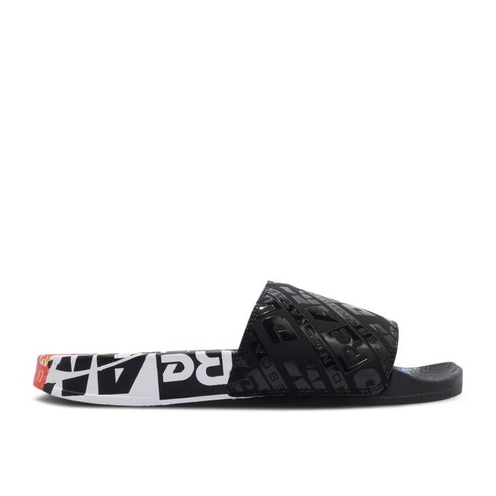 リーボック Reebok 【 Blackeyepatch X Classic Slide \u0027Black\u0027 Men Core Black/Swag Orange/Footwear White 】 古典派音楽 Slide サンダル メンズ 中核グループ 黒いこと 黒いこと orange 橙・オレンジ色 白いこと 白いこと