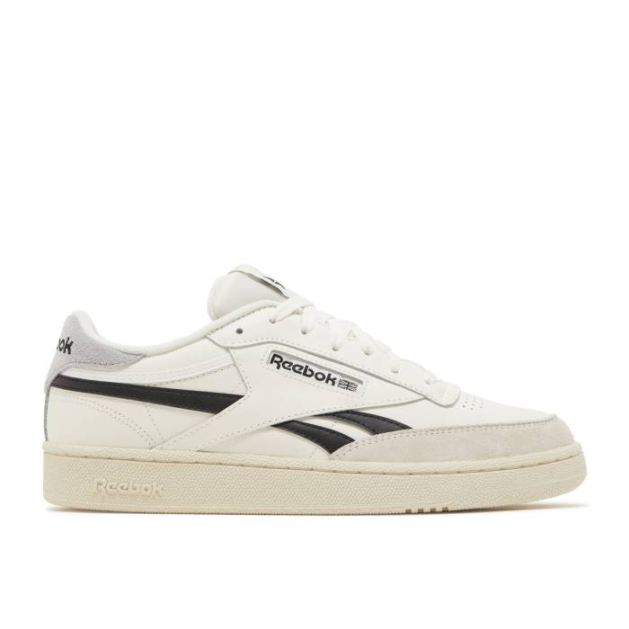 リーボック Reebok 【 Club C Revenge Chalk Black Men Chalk/Core Black/Pure Grey 3 】 クラブ メンズ コア 黒色 ブラック ピュア 灰色 グレー