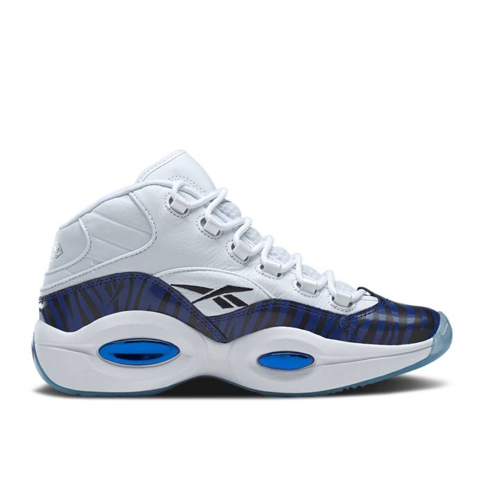リーボック Reebok 【 Panini X Question Mid Tiger Prizm Men Footwear White/Classic Cobalt/Core Black 】 Question クエスチョン ミッド メンズ 白色 ホワイト クラシック コア 黒色 ブラック