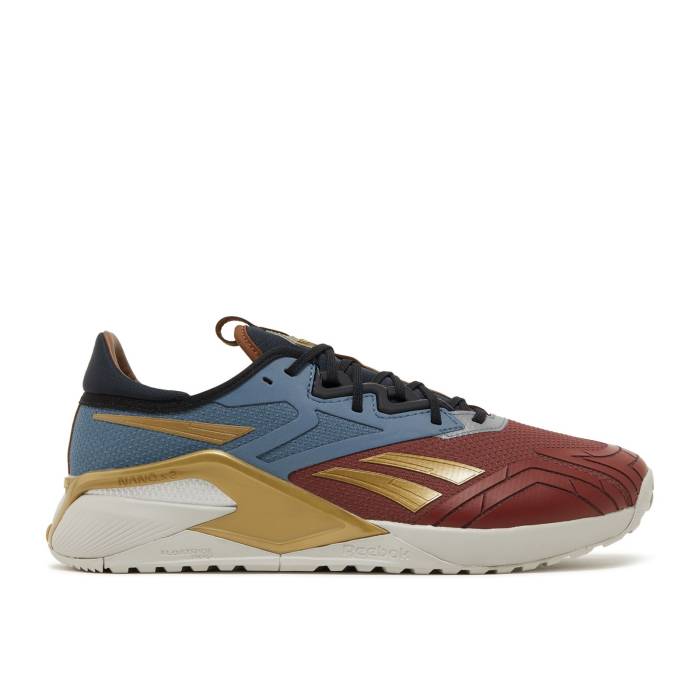 リーボック Reebok 【 Dc Comics X Nano X2 \u0027Wonder Woman\u0027 Men Terra Red/Brave Blue/Matte Gold 】 DC ディーシー 漫画雑誌 ナノ メンズ Red 赤・赤いこと 青み 青色 ゴールド