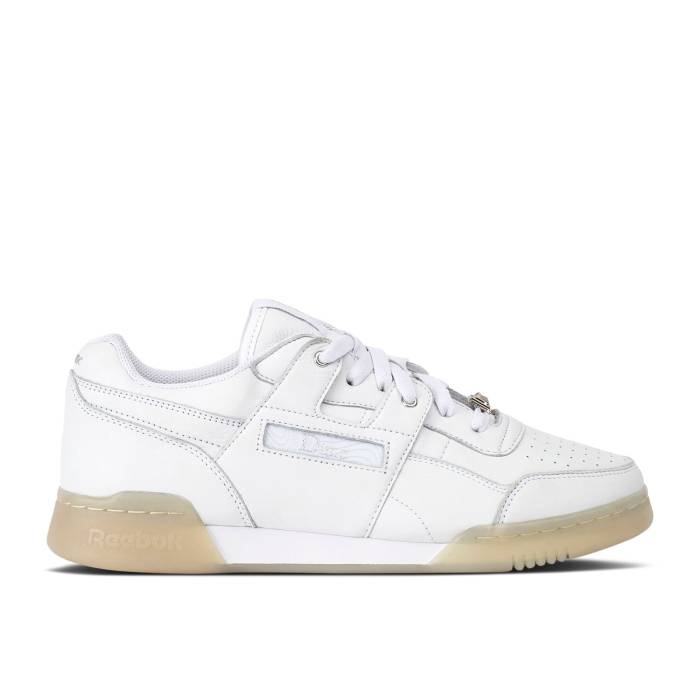 リーボック Reebok 【 Dime X Workout Plus \u0027White\u0027 Men Cloud White/Silver Metallic/Stucco 】 workout 細工物アウト メンズ 白いこと 白いこと Silver しろがね色・しろがね色