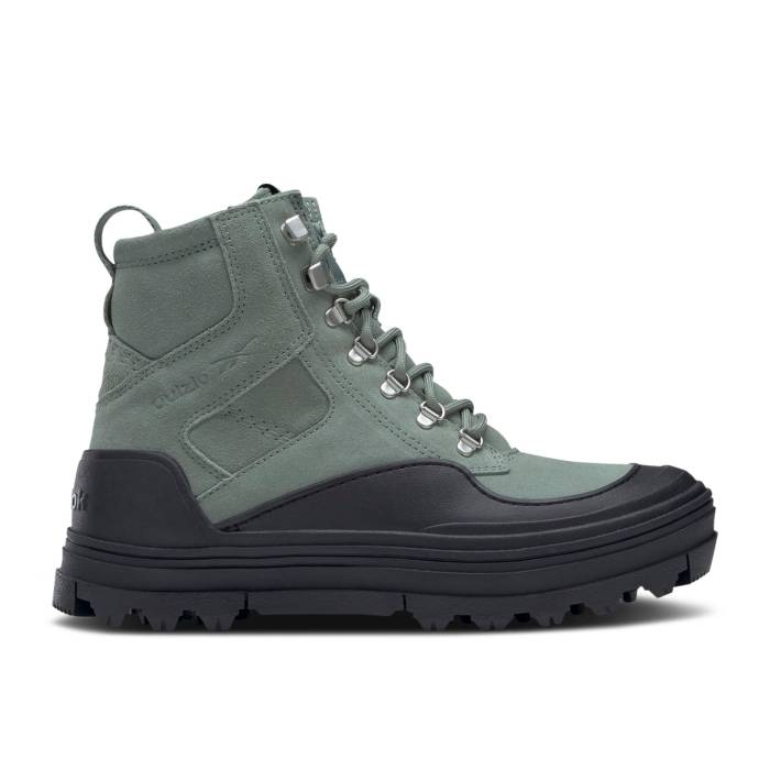 リーボック Reebok 【 Danielle Guizio X Wmns Club C Cleated Mid \u0027Powerful Transformation - Green\u0027 Women Harmony Green/Harmony Green/Core Black 】 野球クラブ ミッド レディース green 緑・緑であること 中核グループ 黒いこと 黒いこと