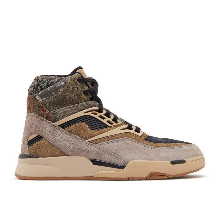 リーボック Reebok 【 Pump Tz \u0027Recreational Activities\u0027 Men Core Black/Boulder Grey/Utility Beige 】 揚水機 メンズ 中核グループ 黒いこと 黒いこと 薄墨色 薄墨色 ベージュ